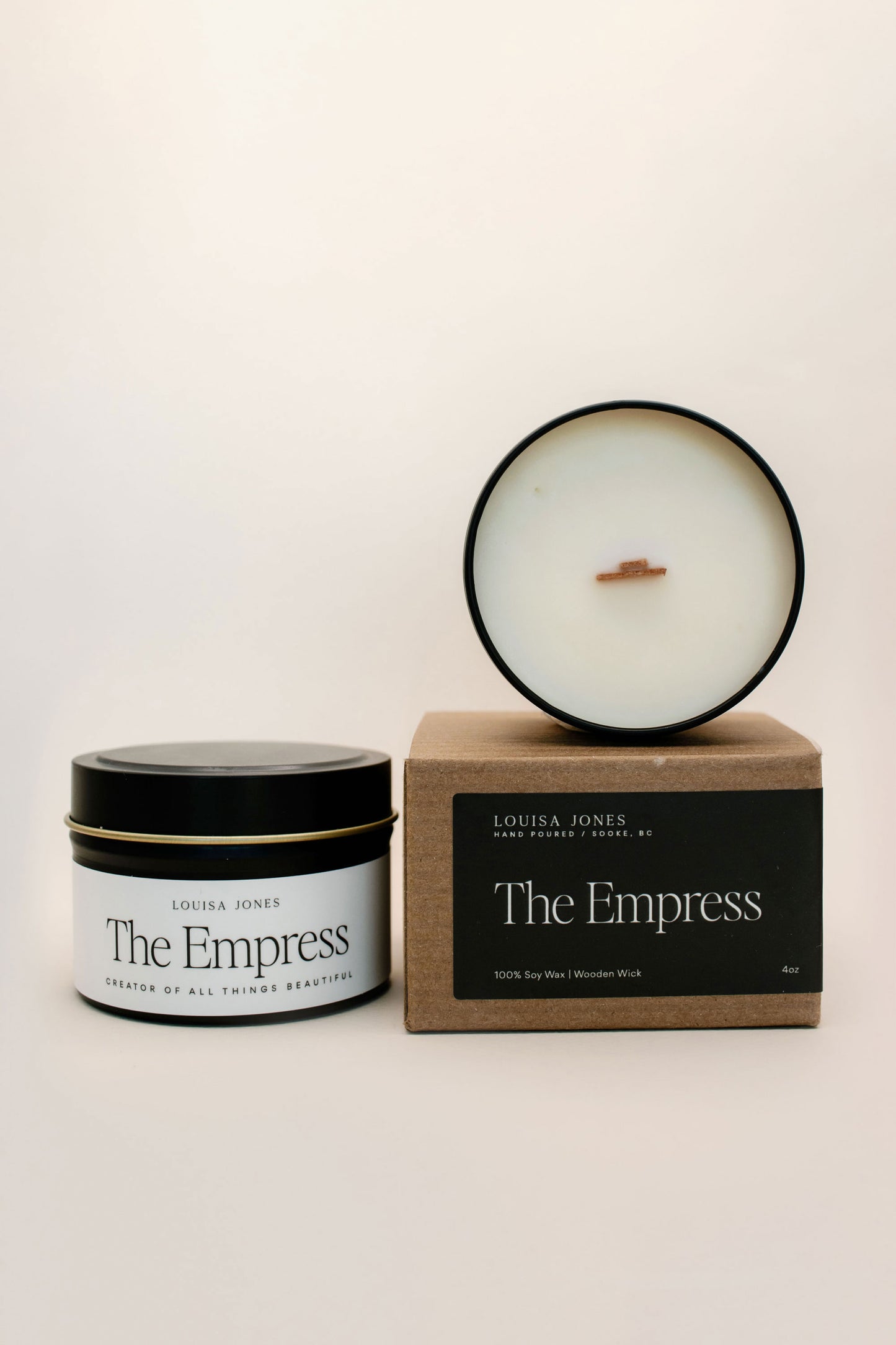 The Empress candle travel tin