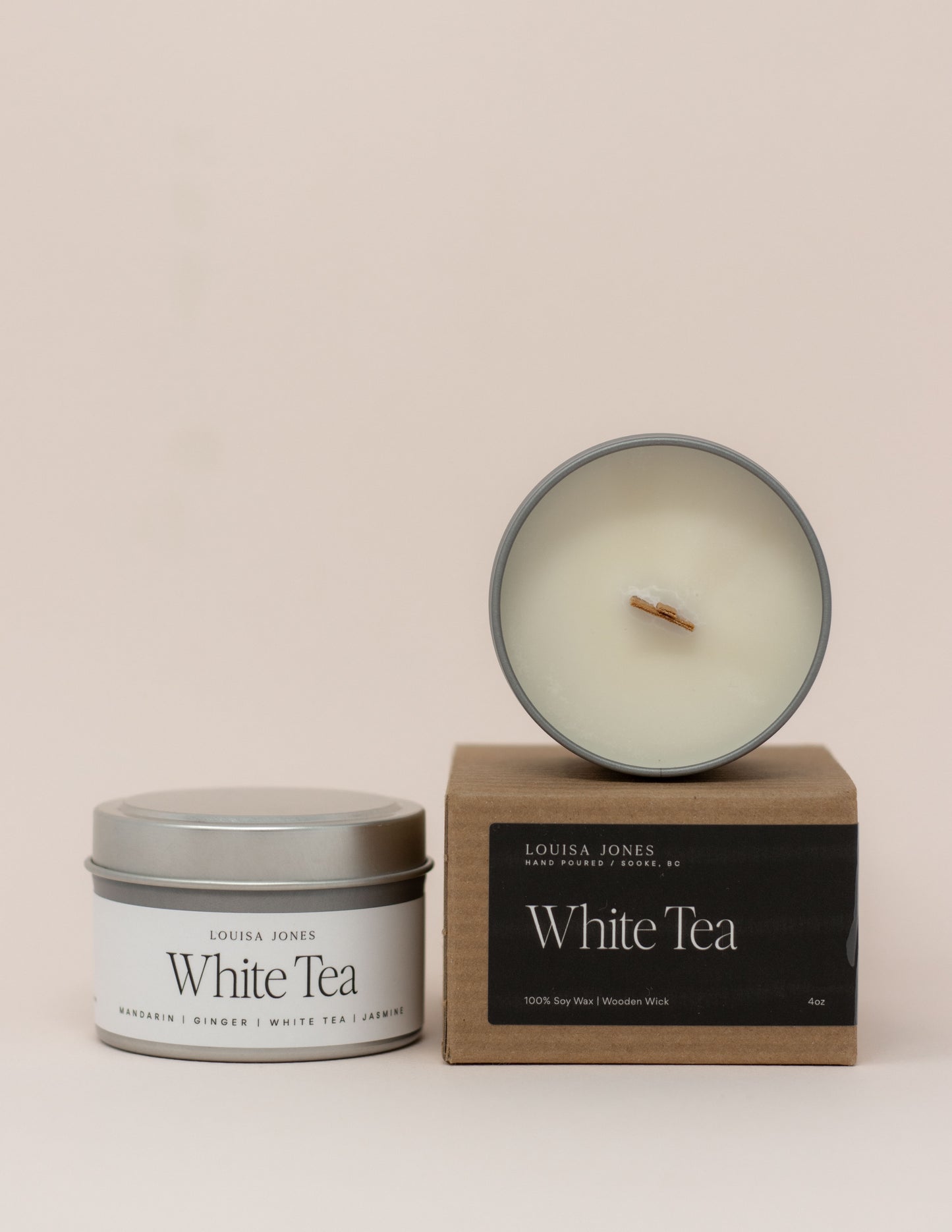 NEW - White Tea - Ritual Candle Travel Tin