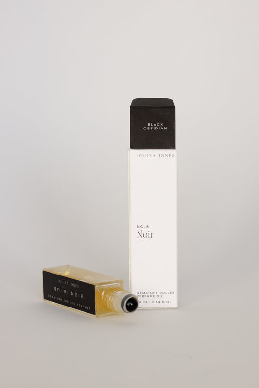 No.08 Noir Natural Gemstone Roller Perfume Oil