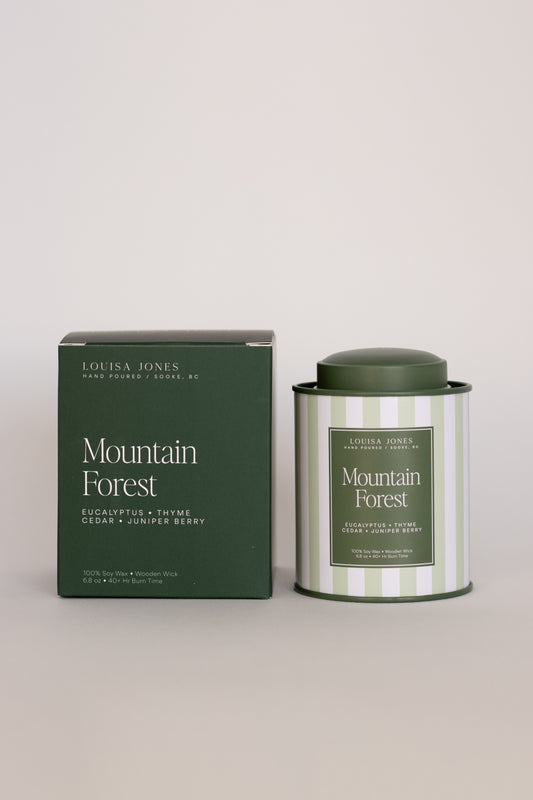 Mountain Forest Ritual Candle Tea tin