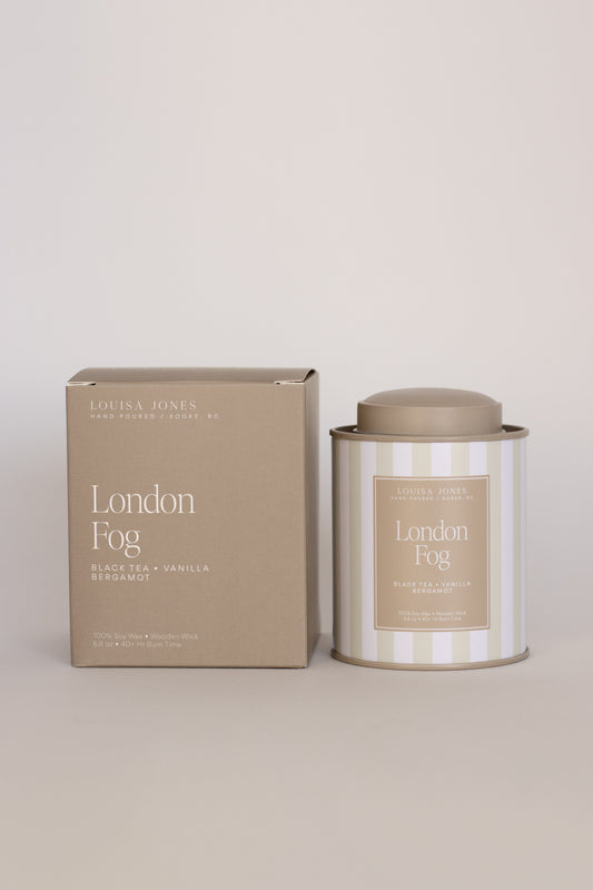 London Fog Ritual Candle Tea tin
