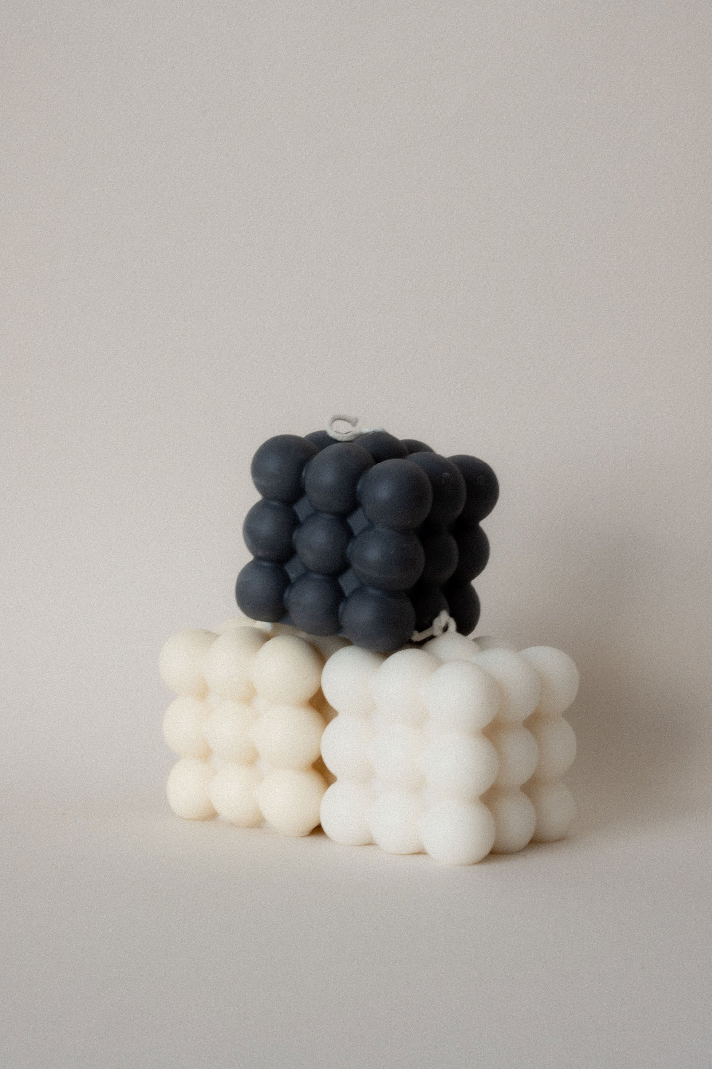 Espresso Bubble candle decor - LouisaJonesco