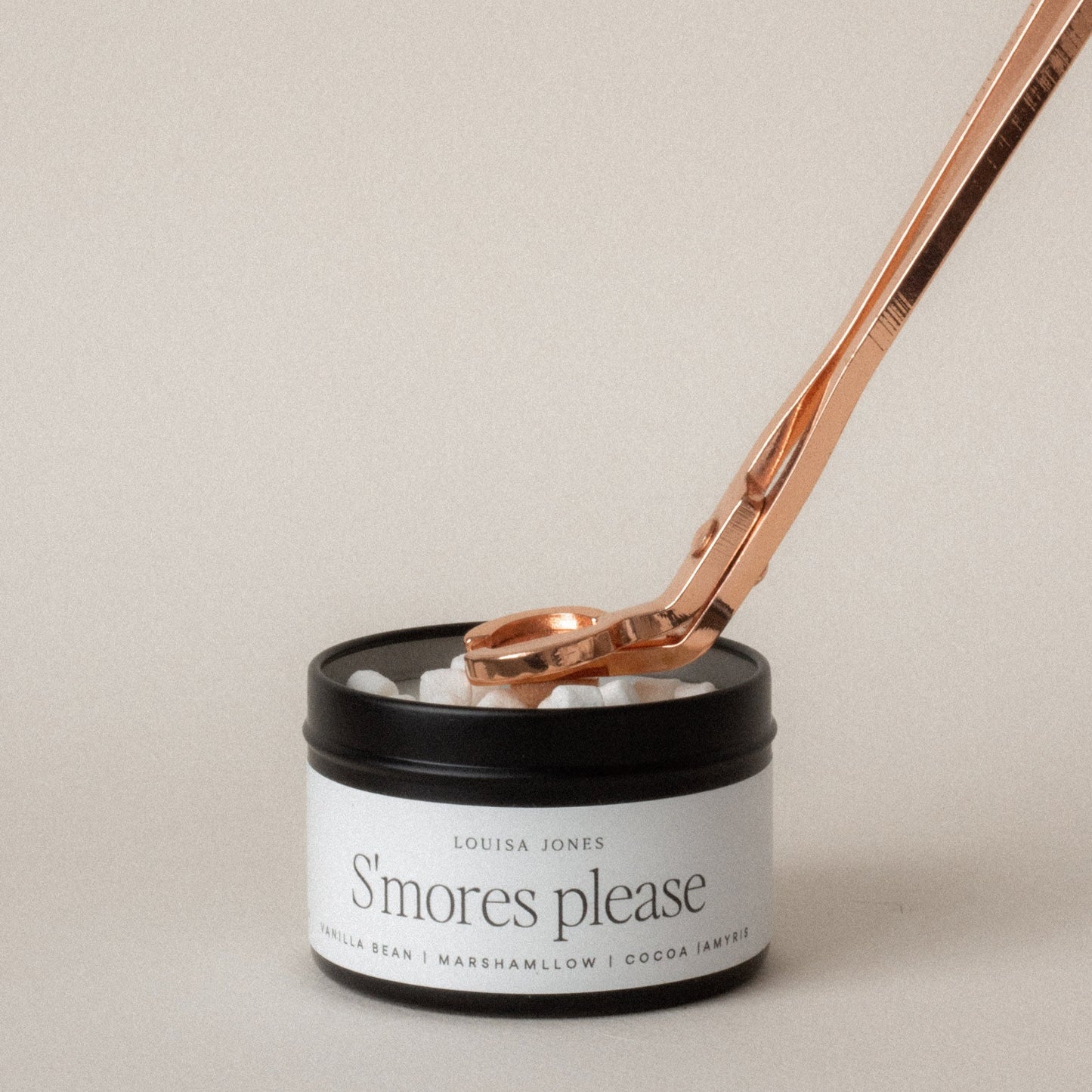S'mores Please Candle Travel tin - LouisaJonesco