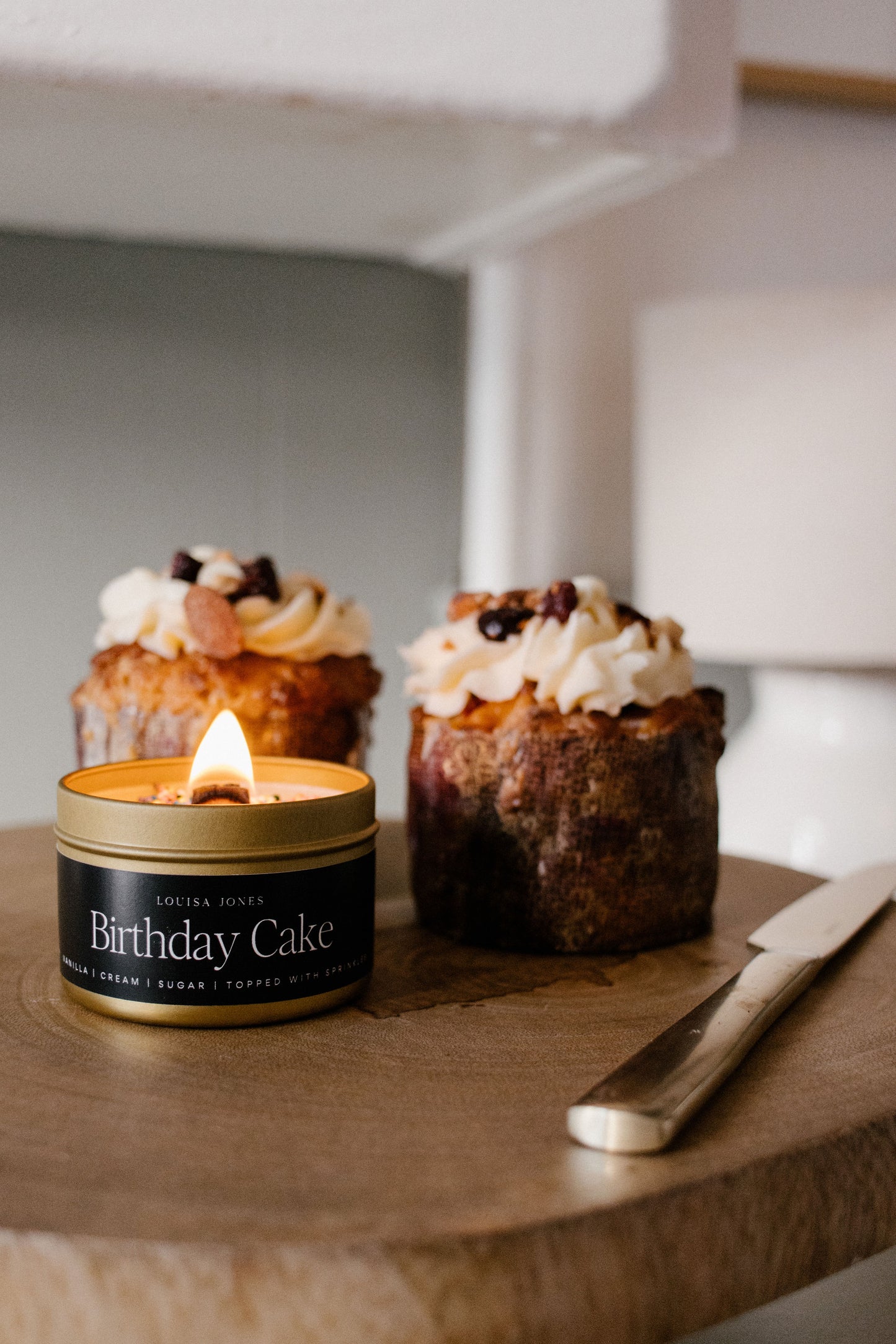 Birthday Cake - Ritual Candle Travel Tin