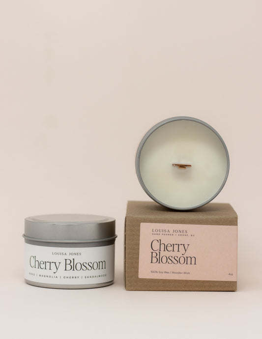 Cherry Blossom - Ritual Candle Travel Tin