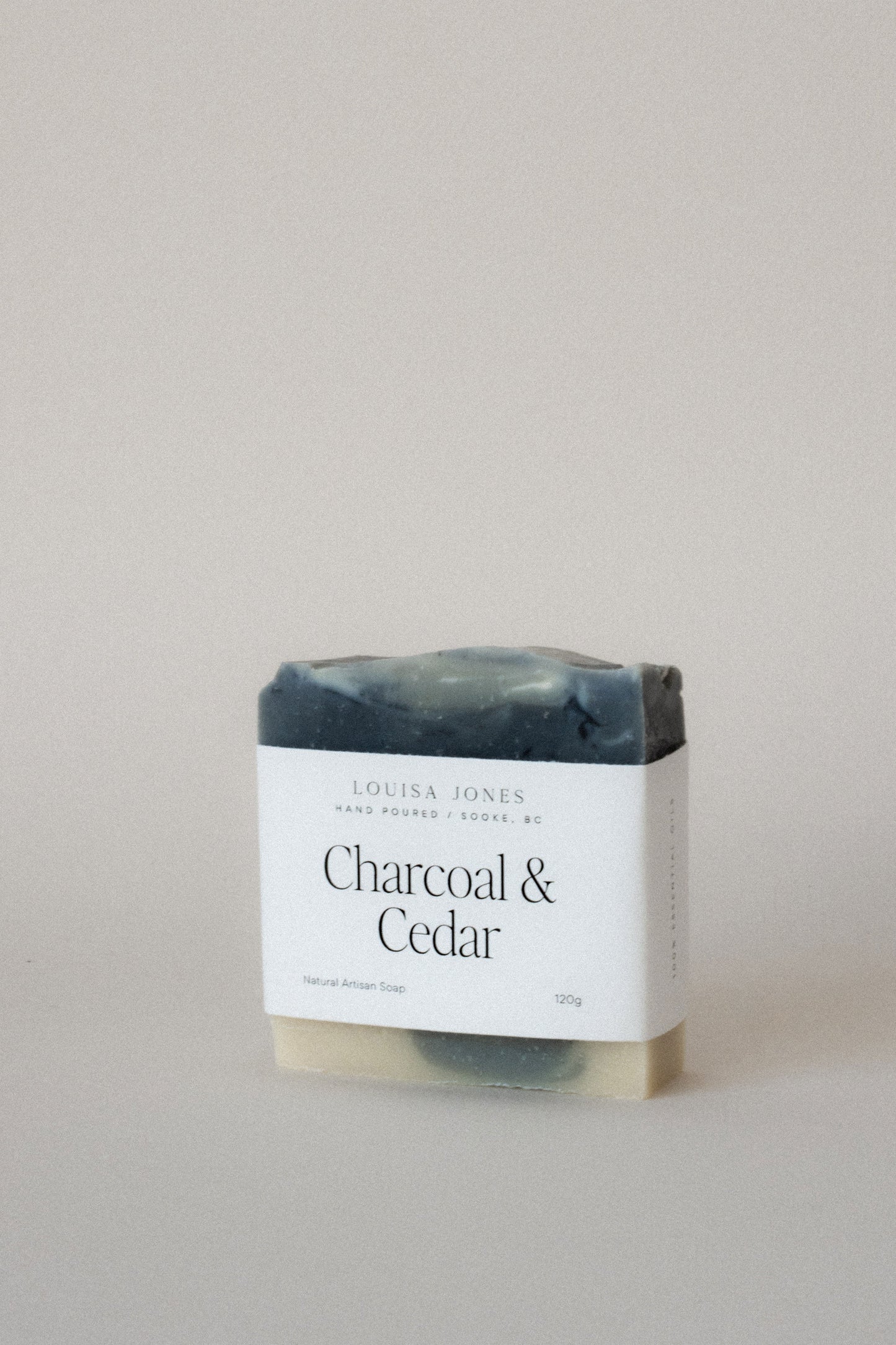 Charcoal Cedar Natural Soap - LouisaJonesco