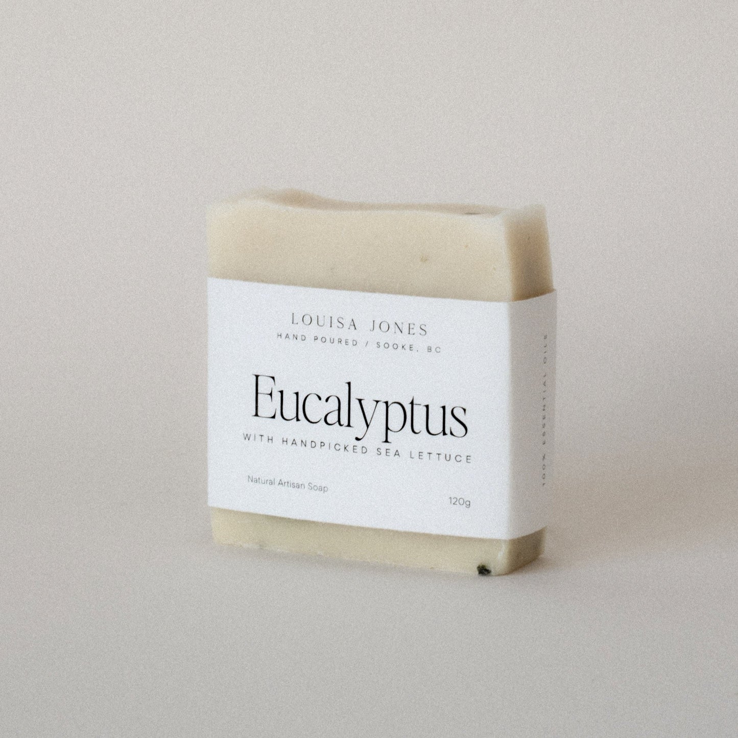 Eucalyptus and sea lettuce natural soap - LouisaJonesco