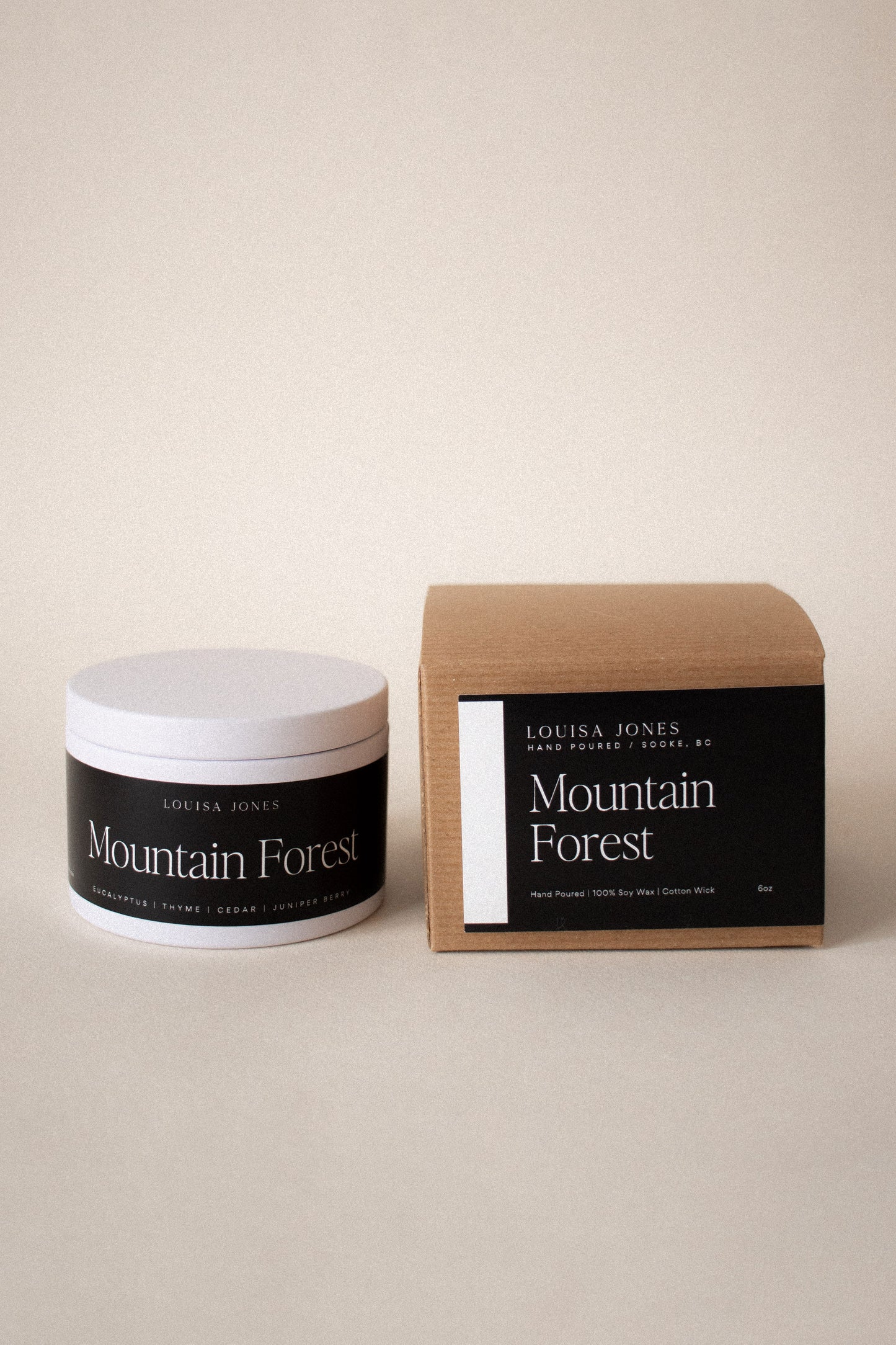 MOUNTAIN FOREST candle tin - LouisaJonesco