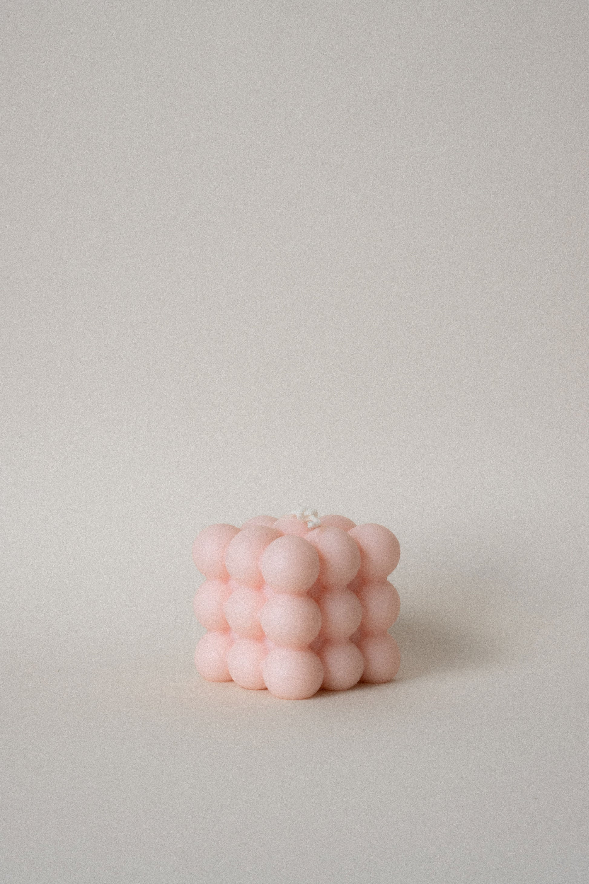 Pink Bubble Candle Decor - LouisaJonesco